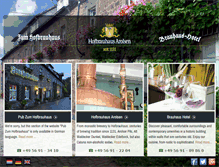 Tablet Screenshot of hofbrauhaus.biz